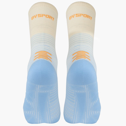 RUN MARATHON HIGH Socks Beige/Blue sky