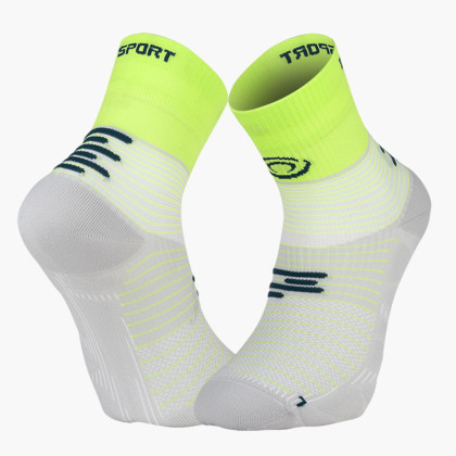 RUN MARATHON MID Socks Grey/Lime