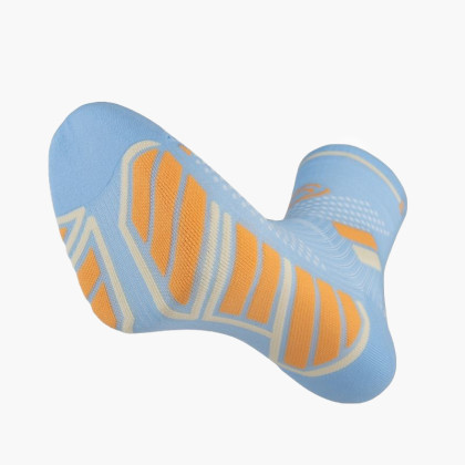 TRAIL ULTRA MID socks Blue sky/Orange