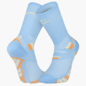 Calze TRAIL ULTRA HIGH Blu cielo/Arancione