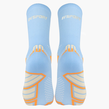 Calze TRAIL ULTRA HIGH Blu cielo/Arancione