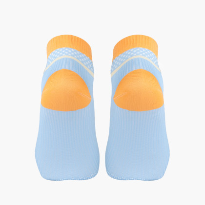 Calzini Light Run Blu cielo/Arancione