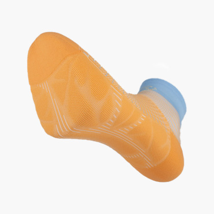 RUN MARATHON Low Socks Orange/Blue sky