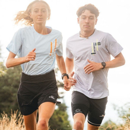 T-shirt technique LIGHT Gris/Lime