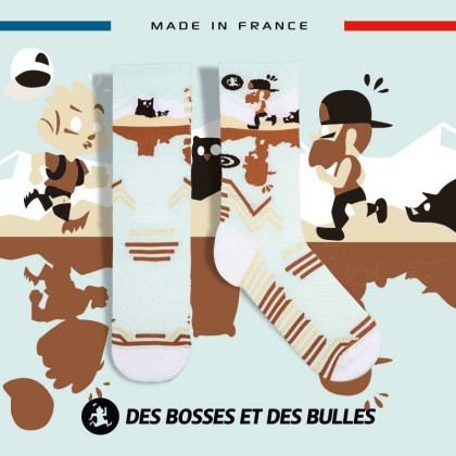TRAIL ULTRA light blue socks - Collector DBDB | Made in France