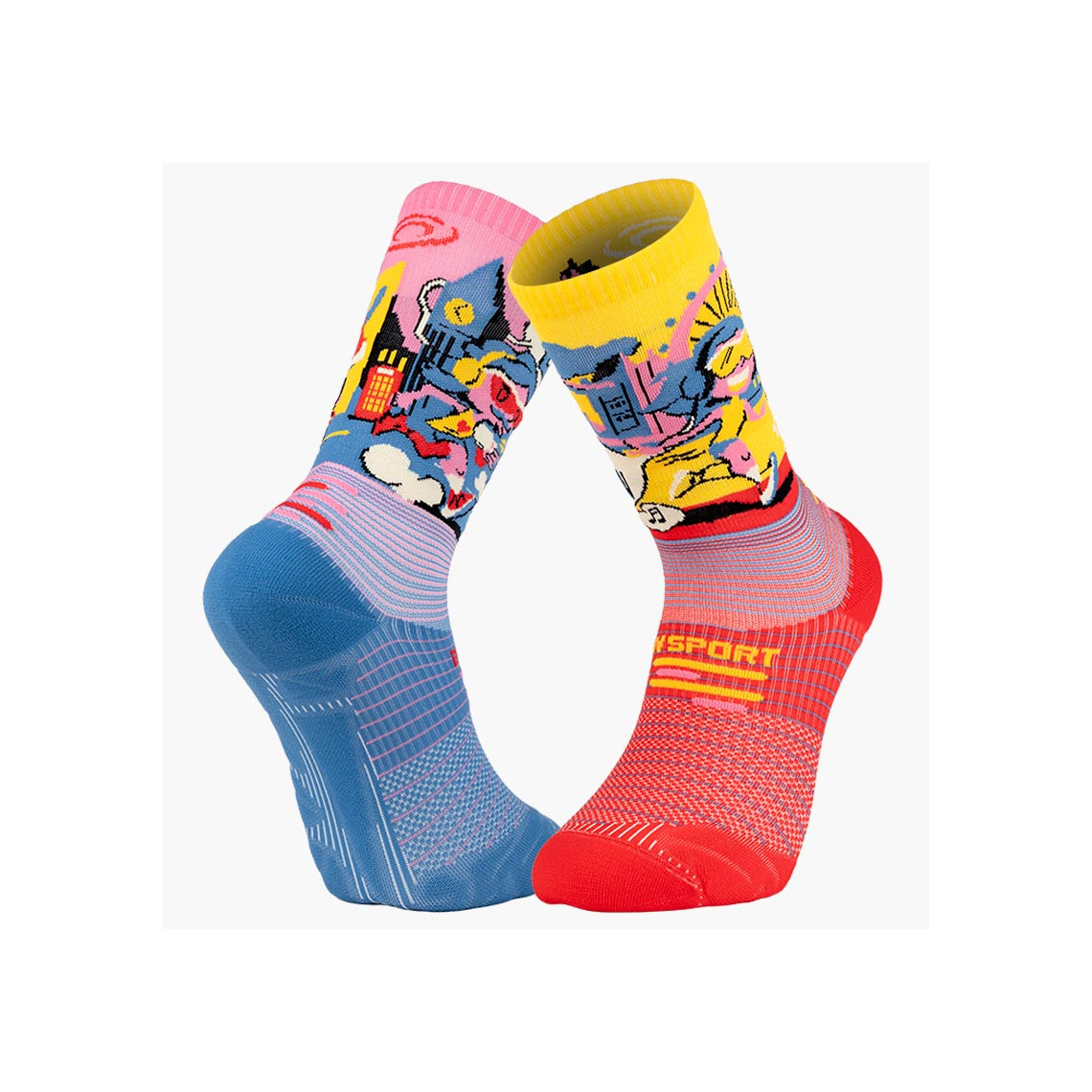 Chaussettes RUN MARATHON HIGH LONDRES - Collector DBDB | Made in France