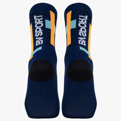 Chaussettes LIGHT RUN "BALI" Marine/Orange