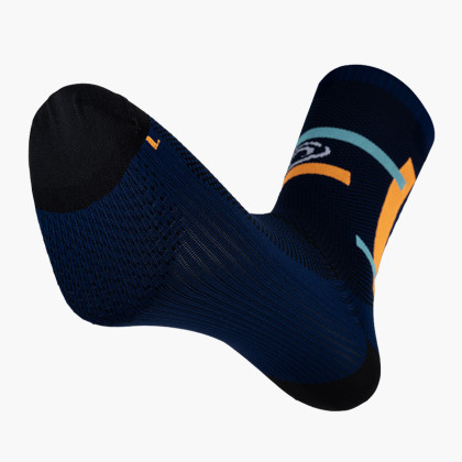 Chaussettes LIGHT RUN "BALI" Marine/Orange