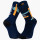 Calze alte LIGHT RUN "BALI" Blu marino/arancione