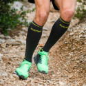Calze a compressione Trail grigio/giallo