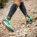 Calze a compressione Trail grigio/giallo