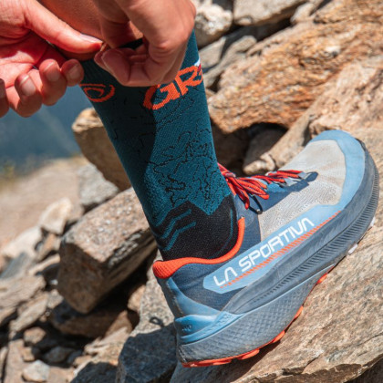 TREK COLLECTOR GR20 HIGH SOCKS Green/Orange