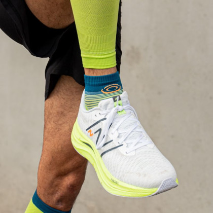 Calze RUN MARATHON Low Verde/Blu