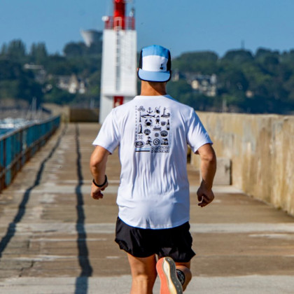 T-shirt LIGHT tecnico a maniche corte "Bretagna"