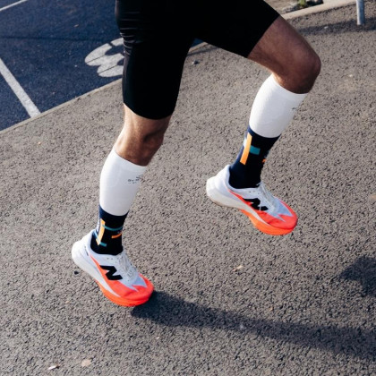 Chaussettes LIGHT RUN "BALI" Marine/Orange