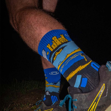 Calzini TRAIL ULTRA HIGH Night fever 26 - Collettore DBDB