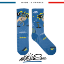 Chaussettes RUN COLLECTOR NHOBI Amour bleu
