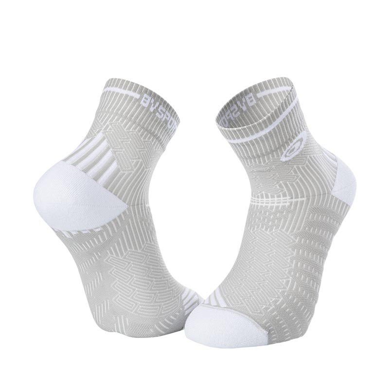 RUN MARATHON grey-white socks