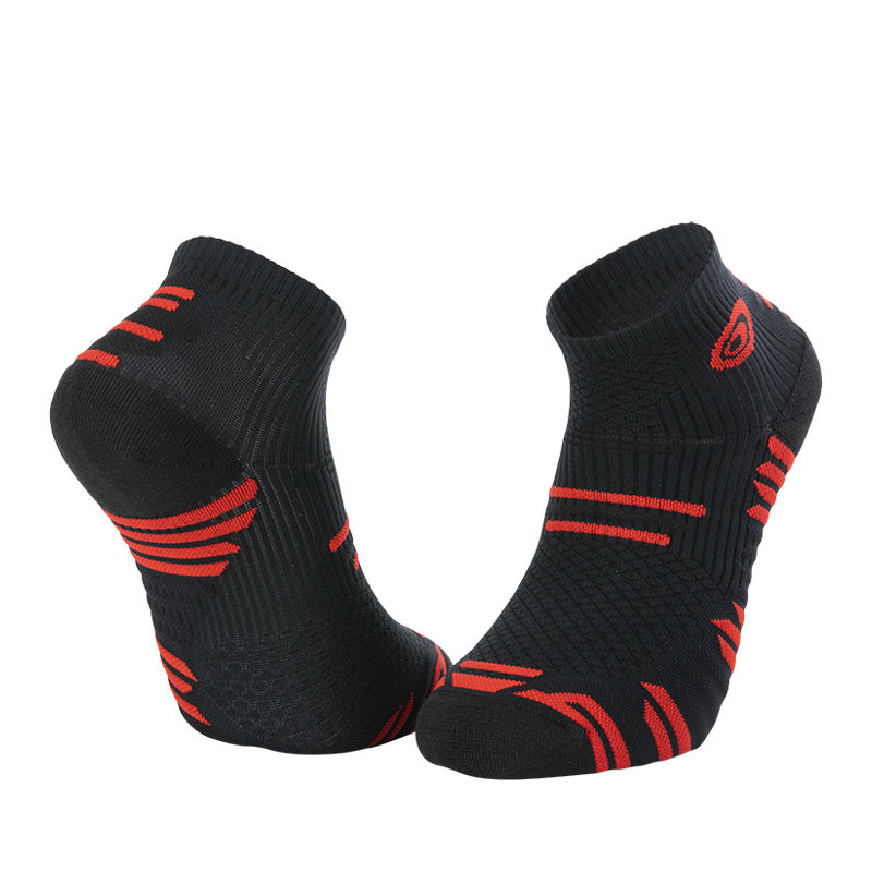 TRAIL ELITE black-red ankle socks