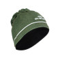 Bonnet-tour de cou hiver kaki chiné - Mix