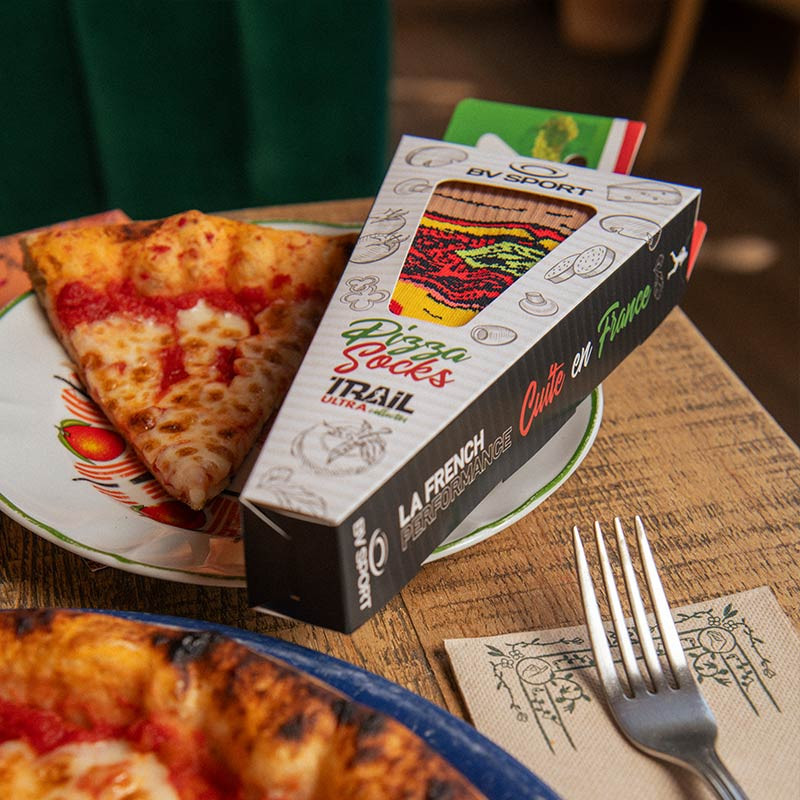 Chaussettes TRAIL ULTRA NUTRISOCKS Pizza - Collector