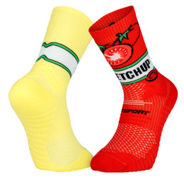 Chaussettes TRAIL ULTRA NUTRISOCKS Ketchup / Mayo - Collector