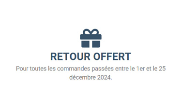 Retour offert