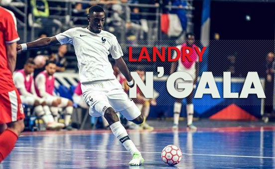 Landry N'GALA, ambassadeur BV Sport, en équipe de France