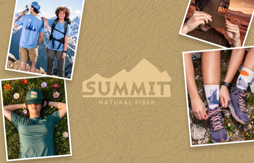 A technical range designed for hiking, inspired by legendary peaks. Products designed to accompany every climb, combining performance, precision and character.