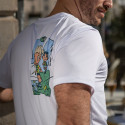 Men's white DBDB technical T-shirt