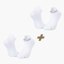 Pack x2 | Ultra short running socks Light 3D white/white