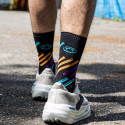 LIGHT RUN High Socks "MIAMI" Black/Turquoise LIGHT RUN High Socks "MIAMI" Black/Turquoise