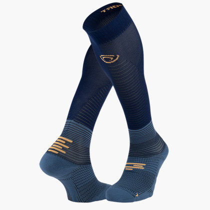 Blue Run Marathon compression socks